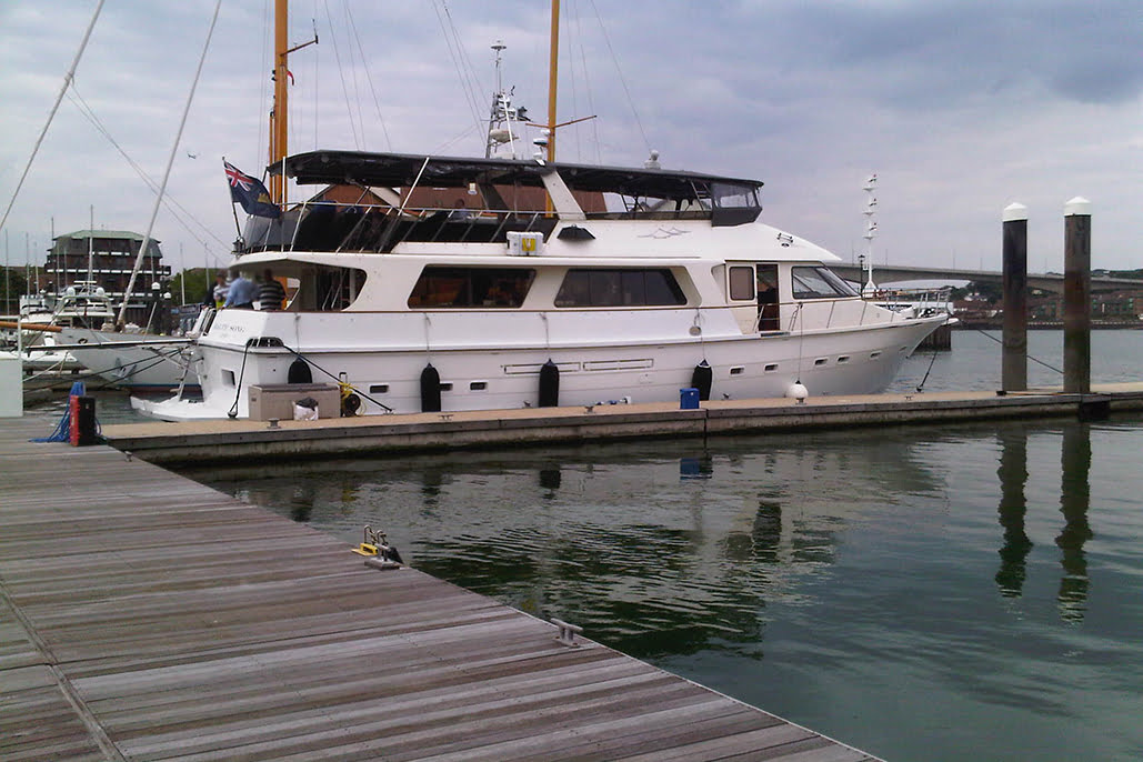 Hostesses with Marshall Leasing at Saxon Wharf Southampton on 18th July 2011 02