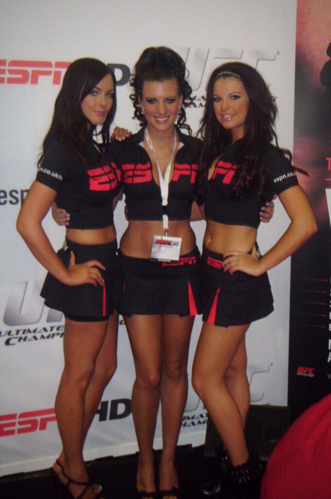 Promo Models with ESPN UK at UFC Fan Expo in London on 1516th October 2010 01