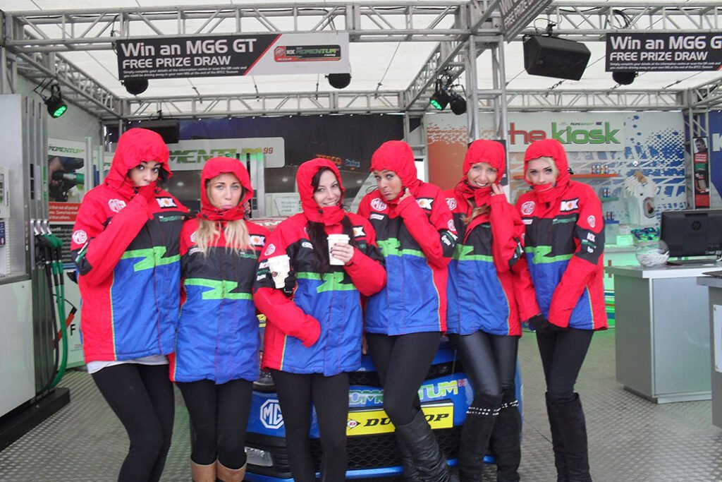 Promo Models with KX Energy BTCC at Rockingham BTCC on 2223rd September 2012 01