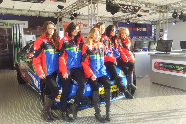 Promo Models with KX Energy BTCC at Silverstone BTCC on 67th October 2012 01