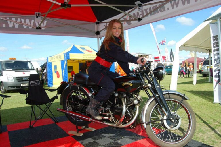 Promotional Model with Britemax at the Kop Hill Climb on 2223rd September 2012 01