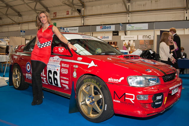 Promotional Model with Marshall Leasing at Cambridge Airport Trade Bash on 20th September 2011 03