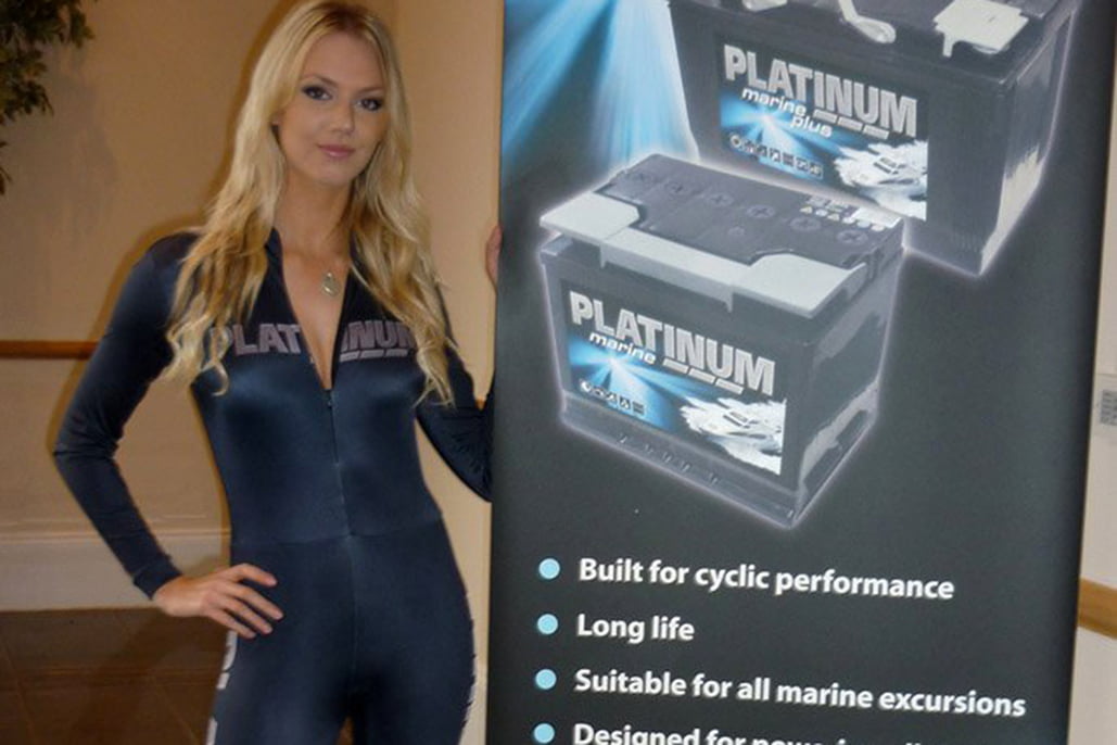 Promotional Model with Platinum Batteries at Charity Golf Day on 10th September 2013 01