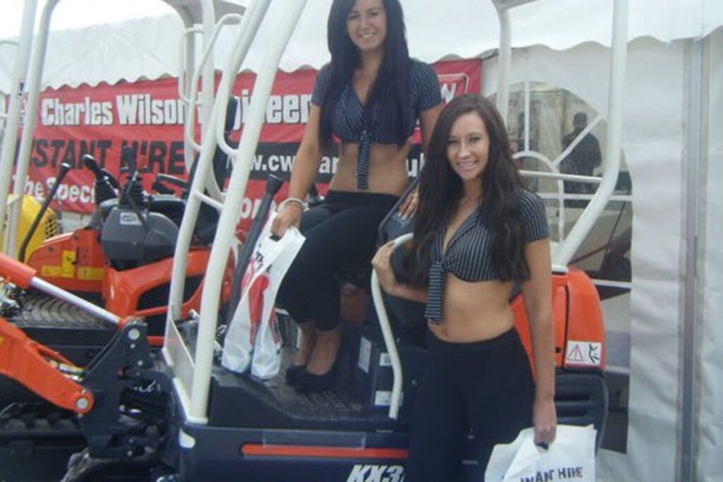 Promotional Models with CW Plant in Liverpool on 9th September 2010 01