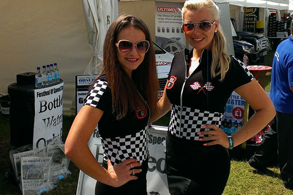 Promotional Models with Chichester Observer at Goodwood Festival of Speed 2014 01