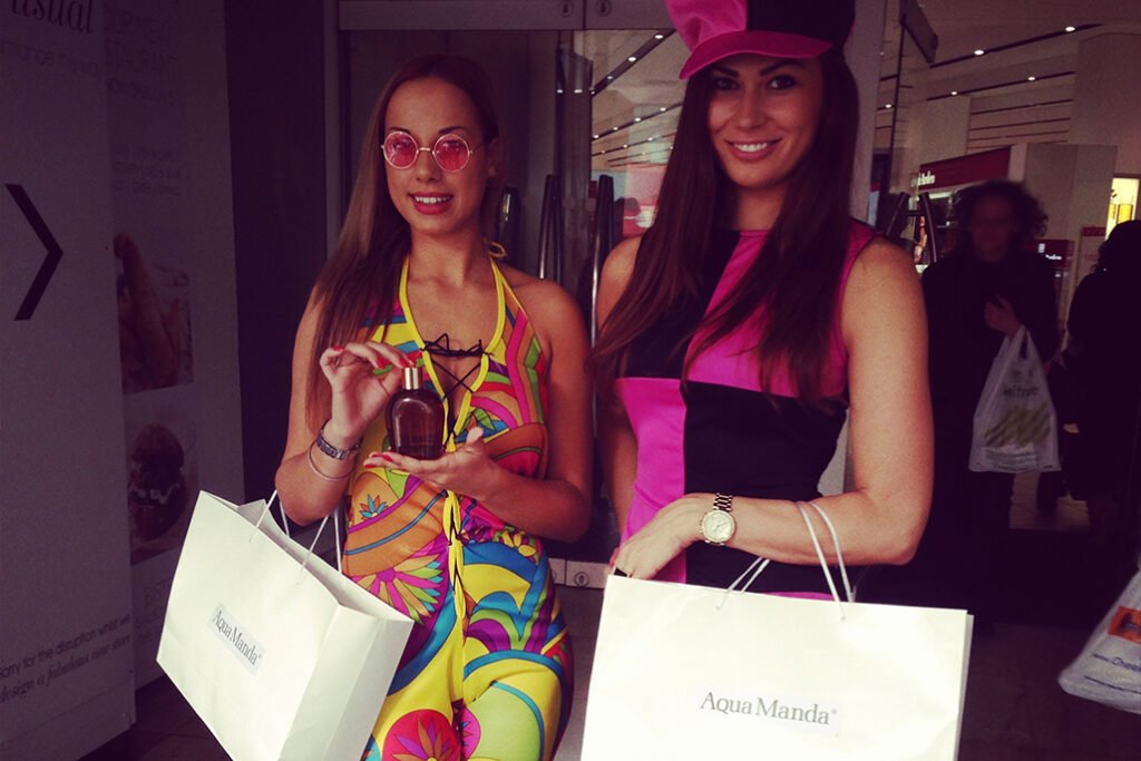 Promotional Models with Fuel PR for PR Event in Oxford Street London on 24th Oct 2013 02