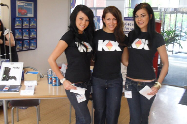 Promotional Models with KX Energy at Tesco Head Office on 2122nd July 2011 02