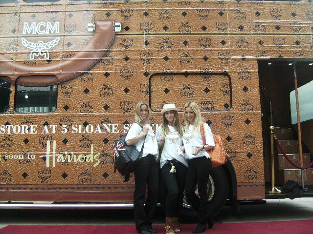 Promotional Models with MCM for their Promotion at Harrods on 13th July 2012 01