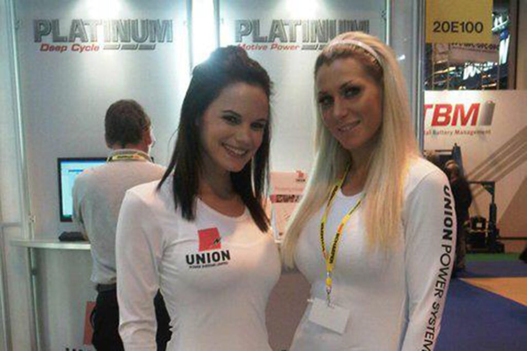 Promotional Models with Platinum Batteries at Mechanex Show on 1718th Nov 2009 01