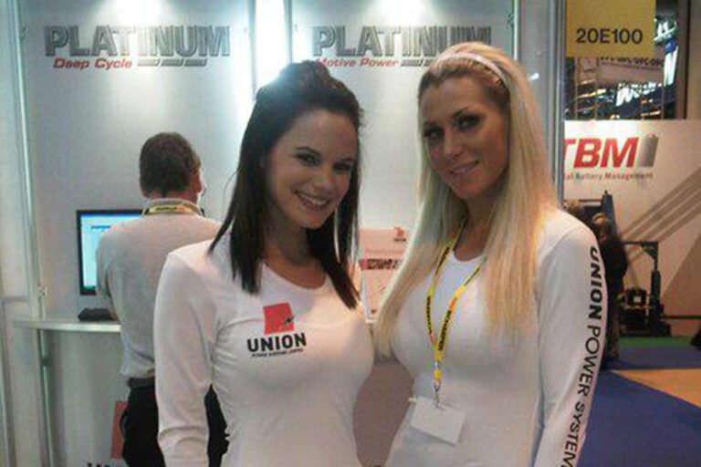 Promotional Models with Platinum Batteries at Mechanex Show on 17/18th Nov 2009