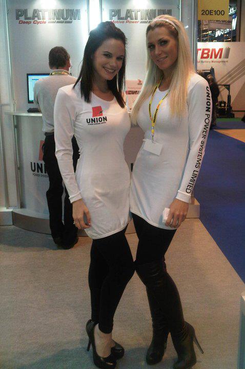 Promotional Models with Platinum Batteries at Mechanex Show on 1718th Nov 2009 02