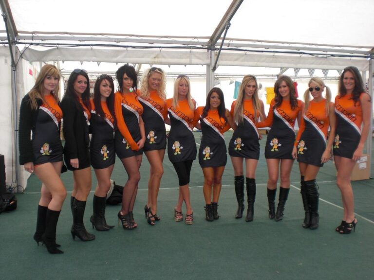 Promotional Models with Pumpkin Tours at Formula 1 on 18/21st June 2009