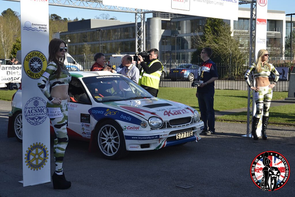 Promotional Models with Rally for Heroes in Brooklands on 1920th April 2013 03