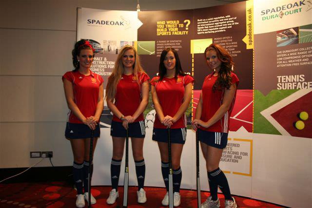 Promotional Models with SpadeOak at SAPCA Exhibition in Twickenham Stadium on 23rd November 2010 01