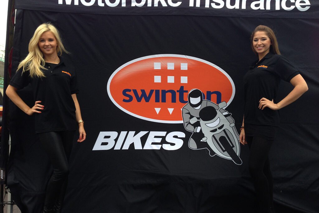 Promotional Models with Swinton Bikes at Brightona Show in Brighton on 13th October 2013 01