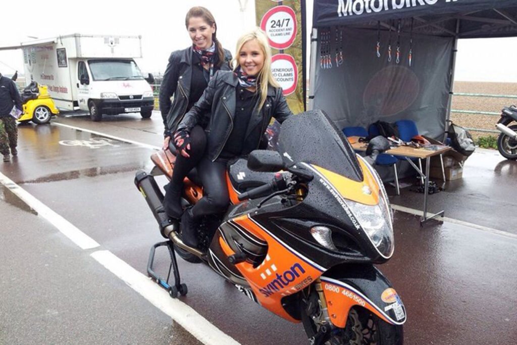 Promotional Models with Swinton Bikes at Brightona Show in Brighton on 13th October 2013 02