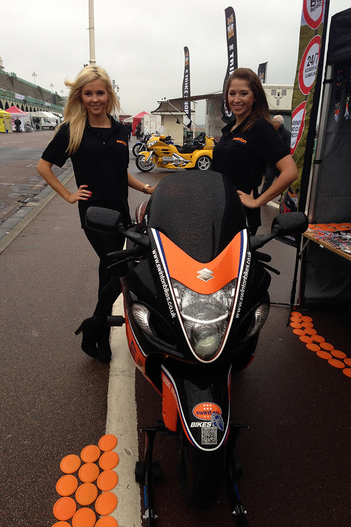 Promotional Models with Swinton Bikes at Brightona Show in Brighton on 13th October 2013 04