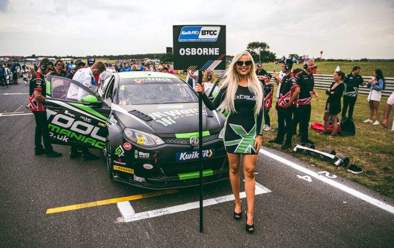 Excelr8 Motorsport Btcc Grid Girls At Snetterton Btcc On Sunday 4th August 2019