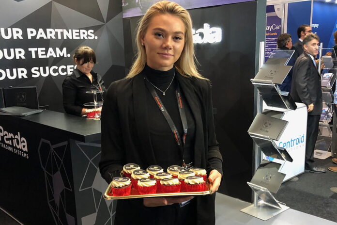 Promo Model At The Fm Expo In London On 13th Nov 2019