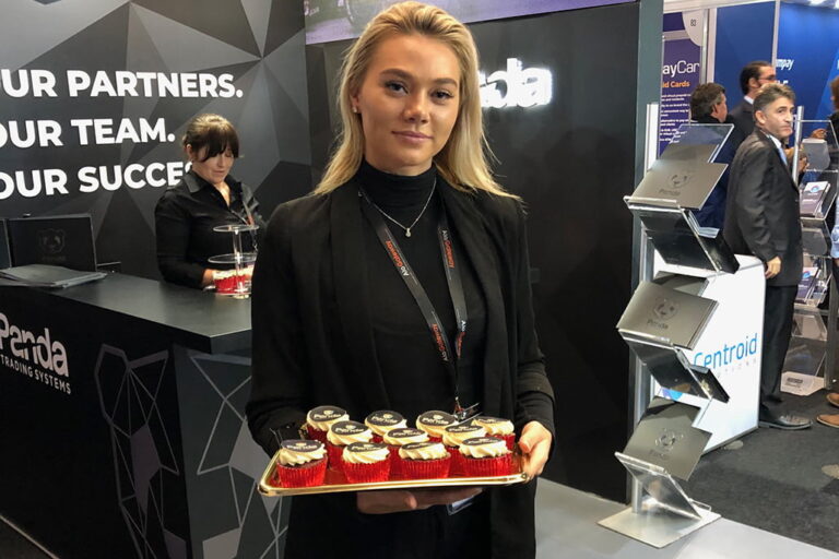 Promo Model at the FM Expo in London on 13th Nov 2019