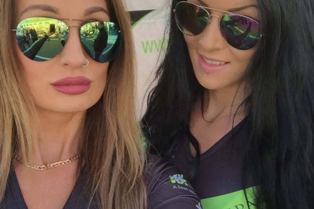 Promotional Models With Principal Insurance At The Brightona Show 2015 01