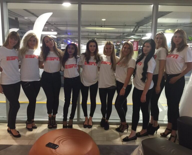 30 Promo Models With Espn Uk Square Pie Media Drop In London On 11th Aug 2016