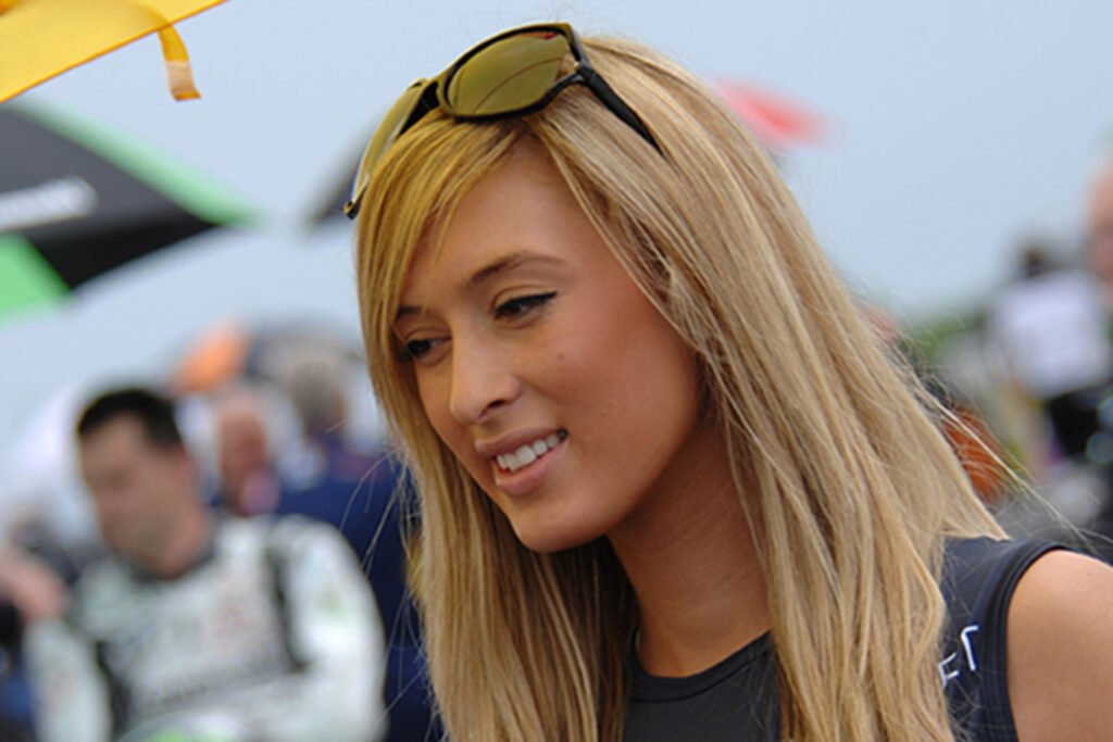 Grid Girl With Motorpoint At Donington Park British Superbikes In 2009