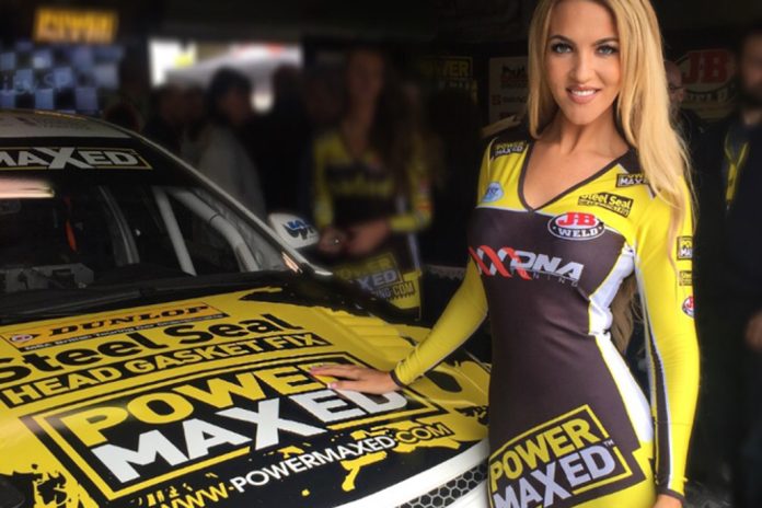 Grid Girls With Power Maxed Btcc At Croft Btcc On 28th June 2015