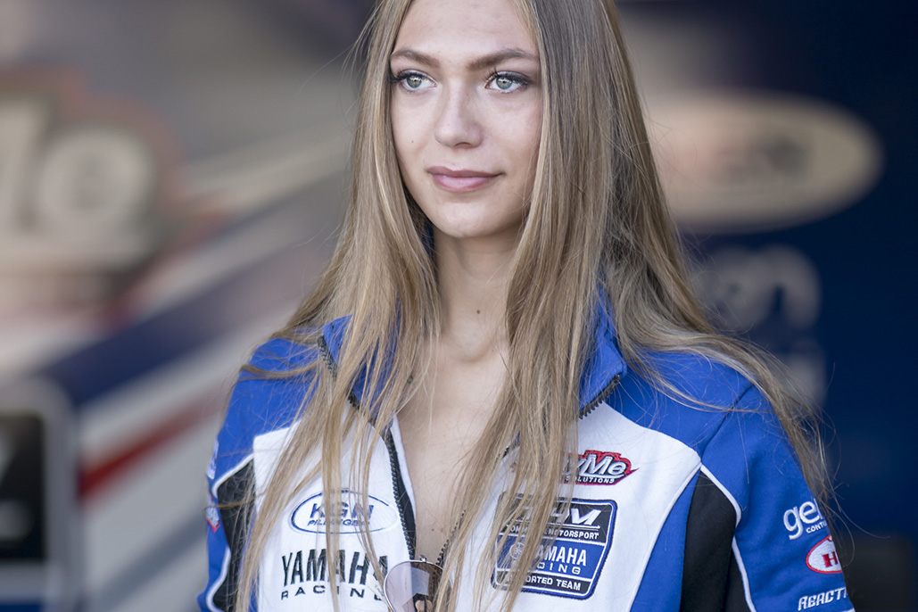 Grid Girls With Thm Motorsport At Donington Park British Superbikes On 18th September 2016