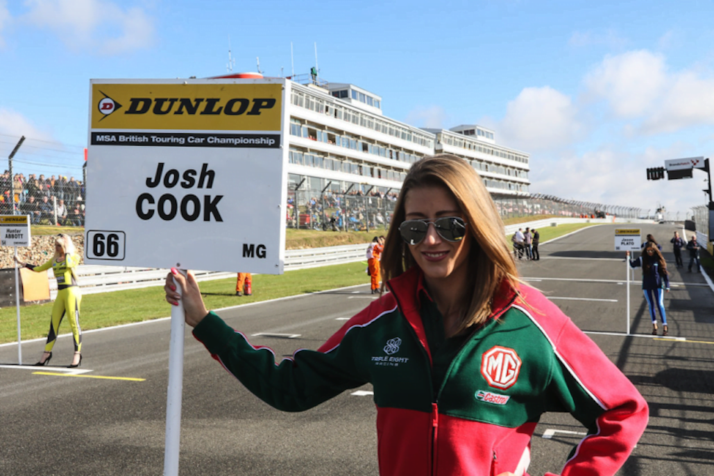 Grid Girls With Triple 8 Btcc At Brands Hatch Btcc On 2nd October 2016