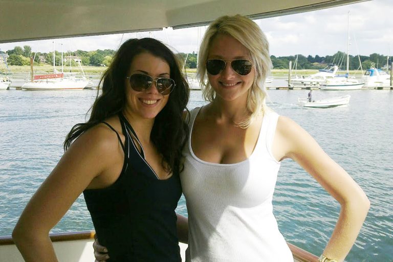 Hostesses with Marshall Leasing at Ocean Village Marina, Southampton on 23rd July 2010