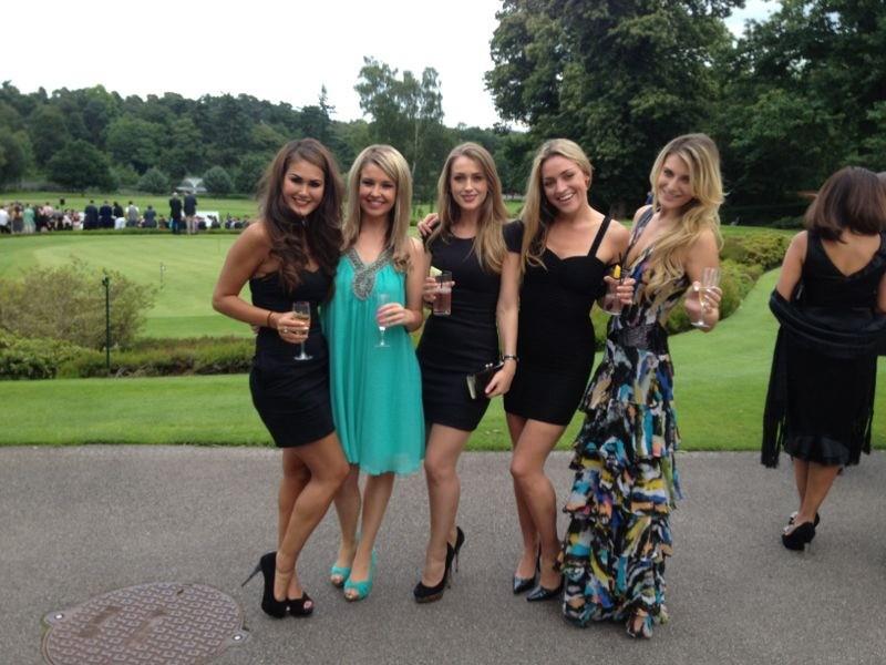 Hostesses With A Gala Dinner At Wentworth On 19th July 2012.