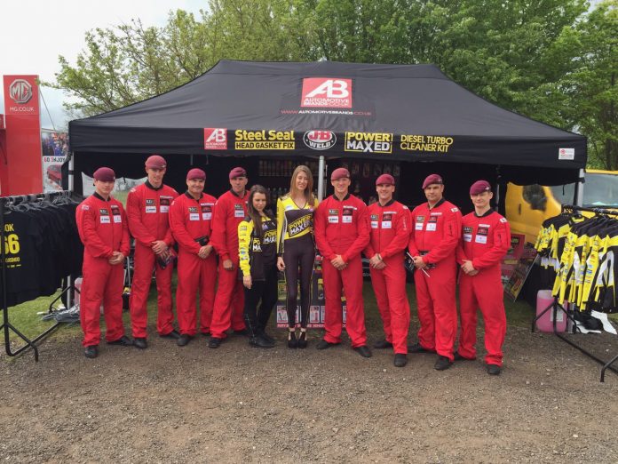 Promo Model On The Power Maxed Trade Stand At Thruxton Btcc On 10th May 2015