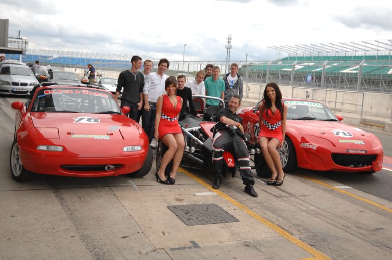 Promotional Models with KPD Motorsport at their Track Day in Silverstone on 7th June 2010