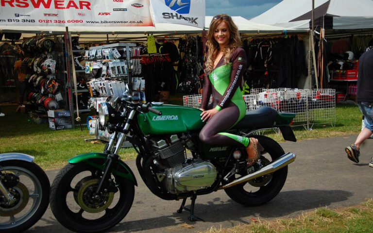 Promotional Models With Principal Insurance At Kelso Bike Fest 2014