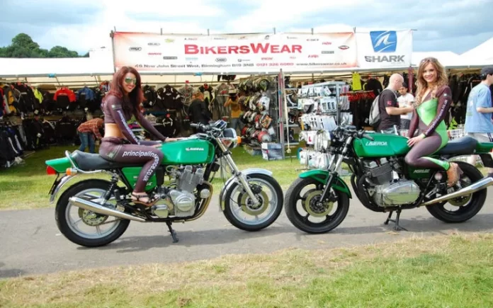 Promotional Models With Principal Insurance At Kelso Bike Fest 2014