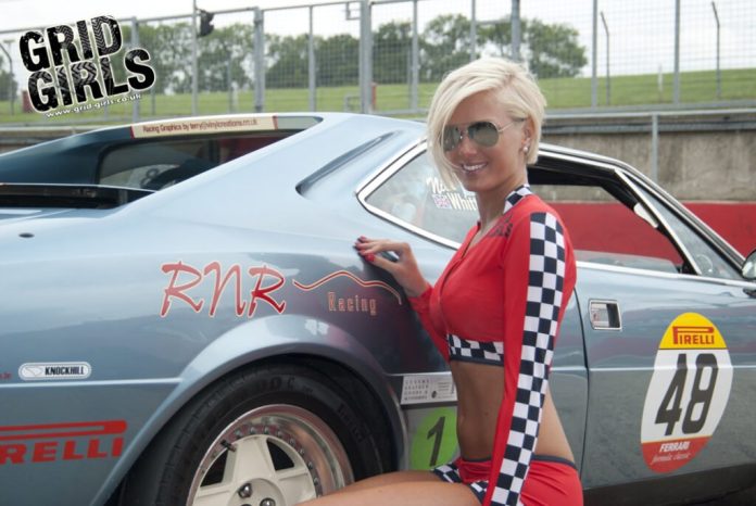 Promotional Models With Rnr Performance At Ferrari Owners Track Day In Brands Hatch On 12th July 2011