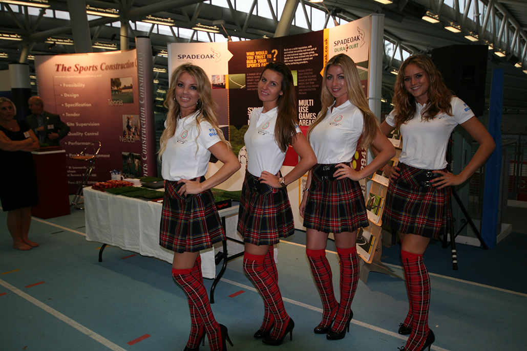 Promotional Models With Spadeoak At Sapca Exhibition In Lee Valley On 23rd October 2012