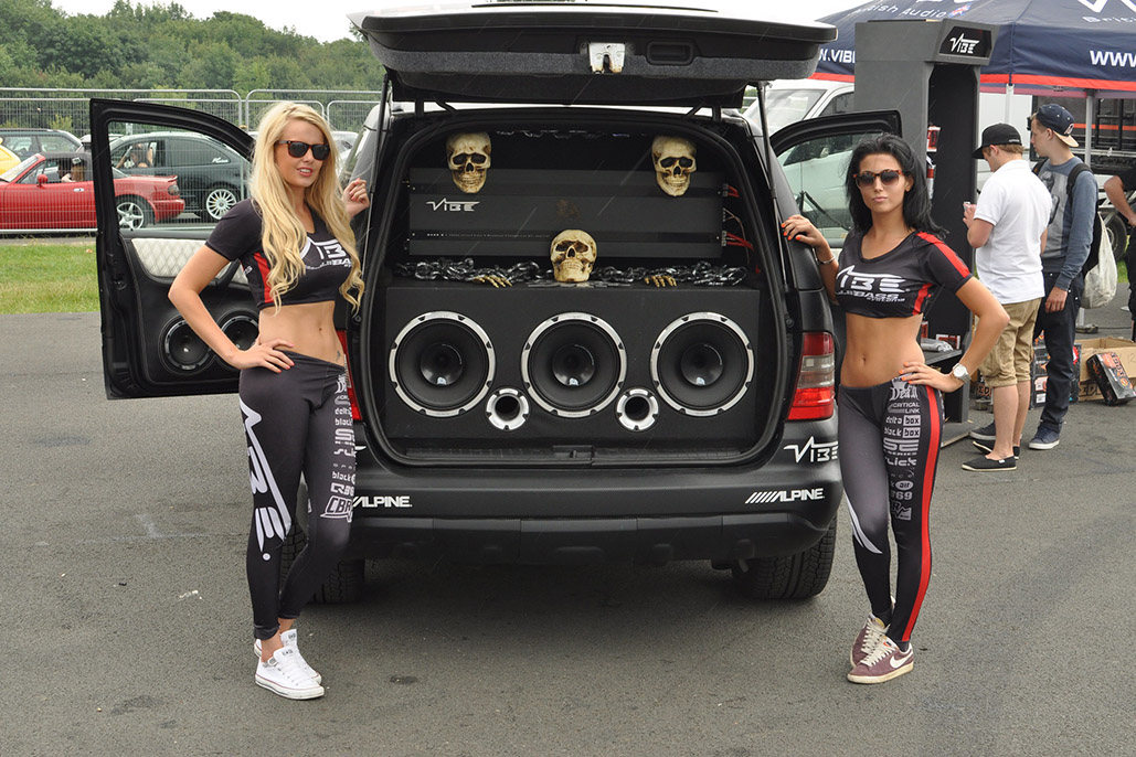 Promotional Models With Vibe Car Audio At Ultimate Street Car On 3/4th August 2013