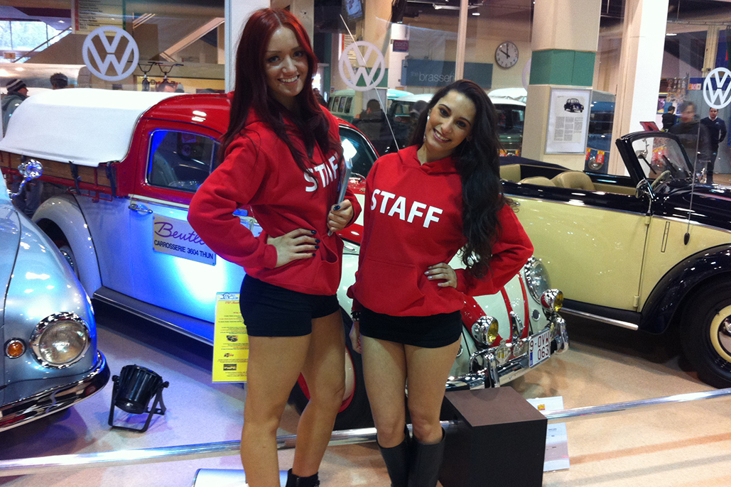 Promotional Models With Volks World 2013 At Sandown Park On 23/24th March 2013