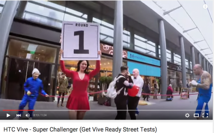 Ring Girl Viral Video Shoot At Spitalfields, London On 9th January 2016