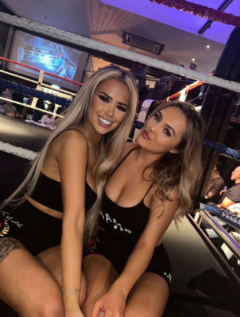 Ring Girls With Iba Boxing In Leigh-on-sea, Essex On 15th March 2024