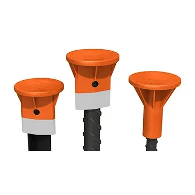 Star picket bar caps