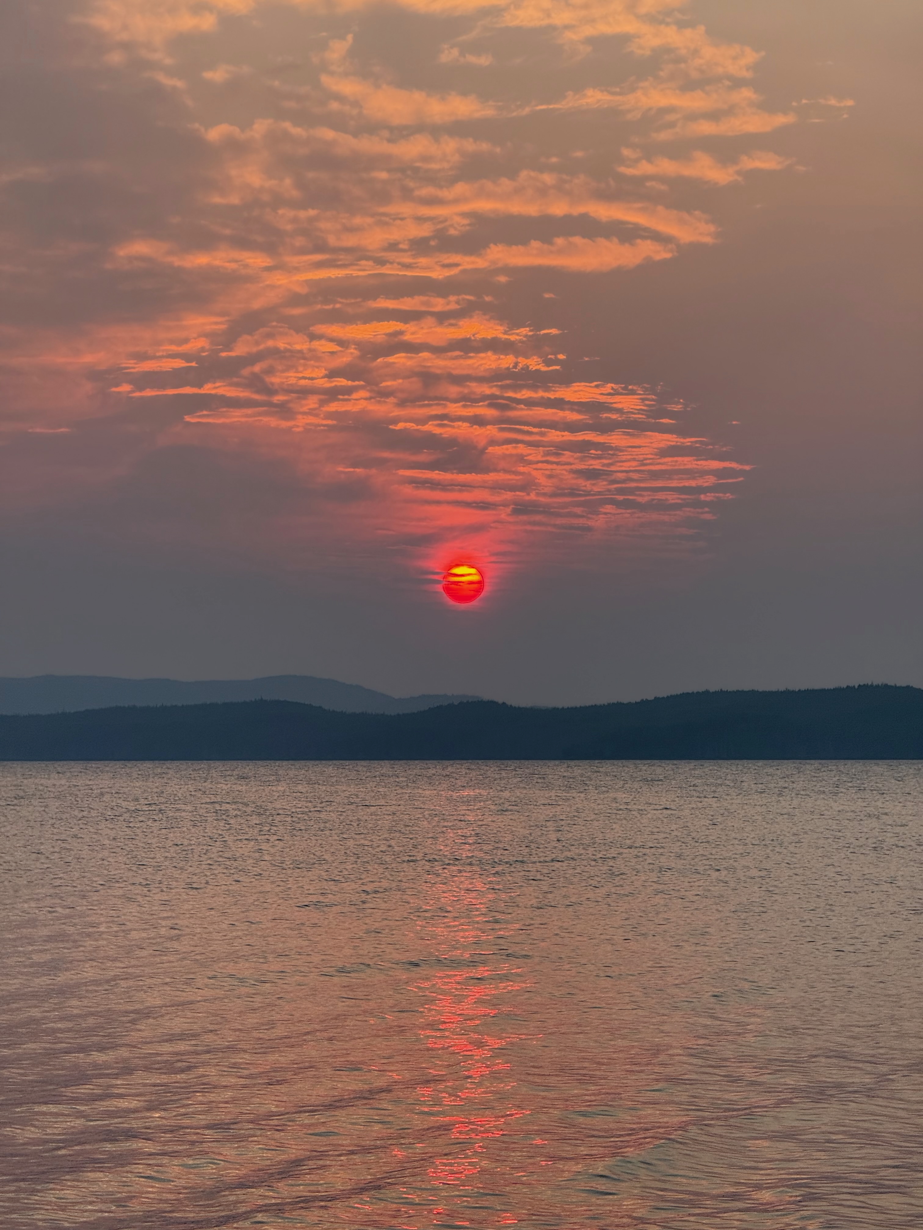 Sunset on Gunflint Lake