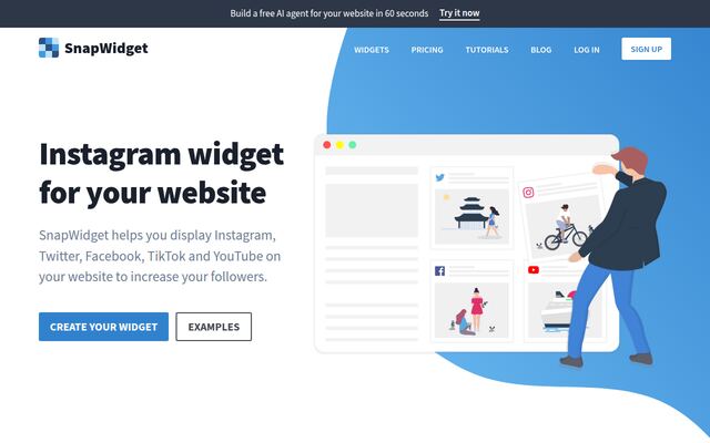 SnapWidgetの公式ページ