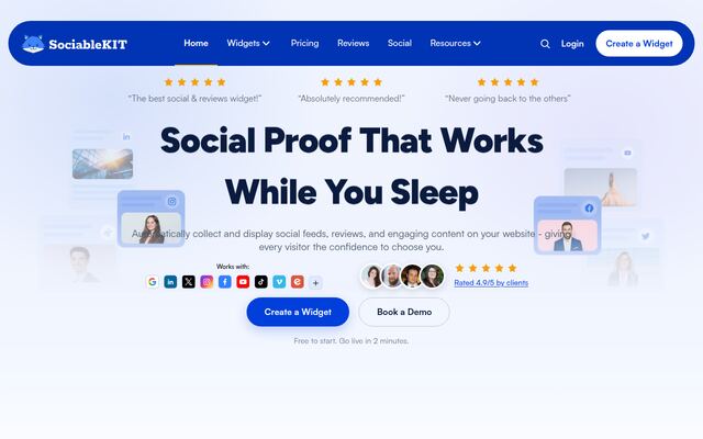 SociableKitの公式ページ