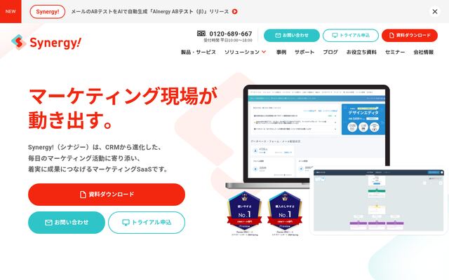 Synergy!の公式ページ