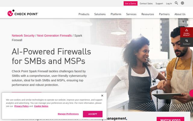Check Point Appliancesの公式ページ