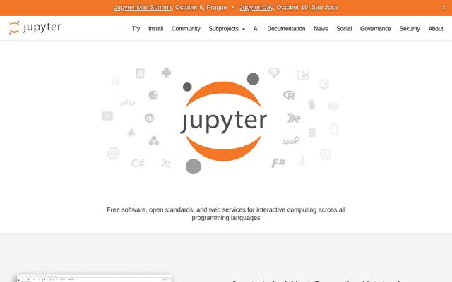 The Jupyter Notebookの公式ページ