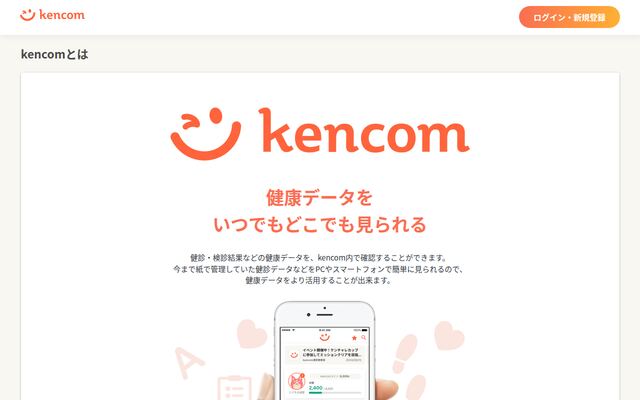 kencomの公式ページ